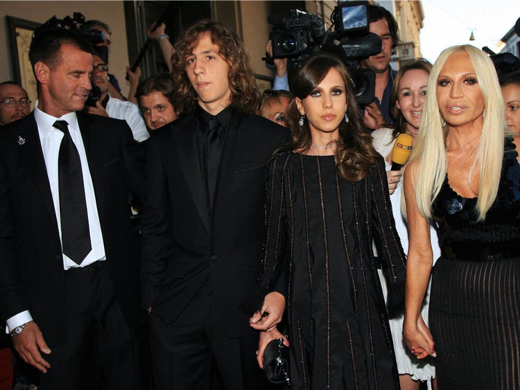 donatella versace's family