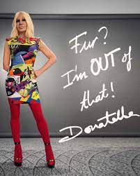 donatella versace banning fur