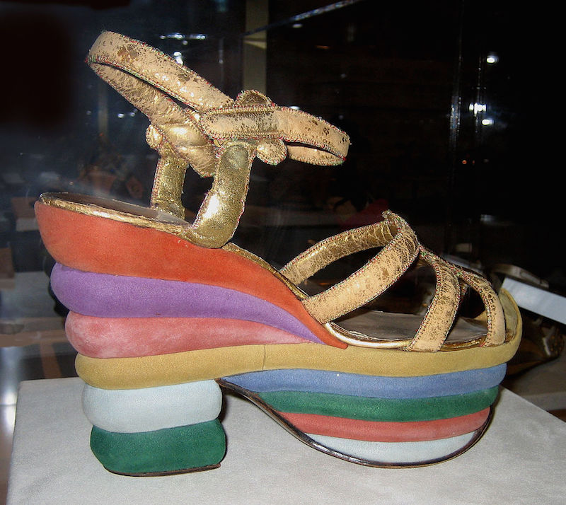 Salvatore ferragamo platform on sale sandals