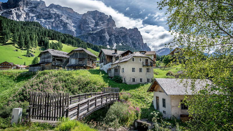 San Cassiano in Alta Badia, Dolomites. 