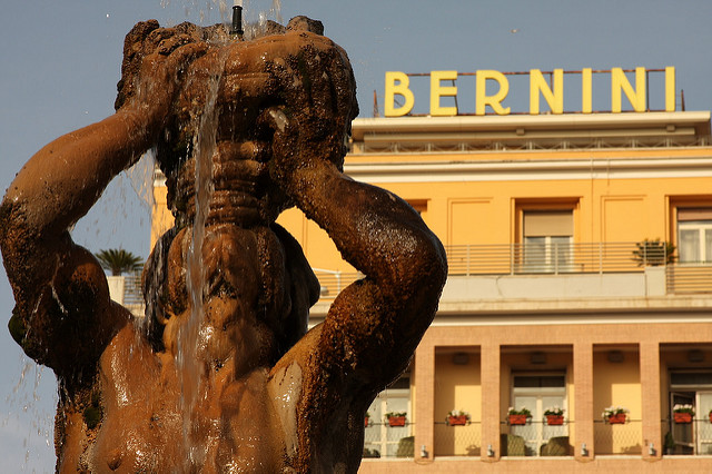 The Triton, one of the most beautiful fountains in Rome