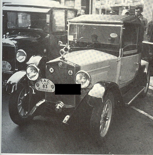 Italian Car history: Fiat 509 Coupe 1925