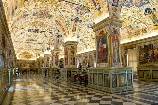 The Sala Sistina in the Biblioteca Apostolica Vaticana 