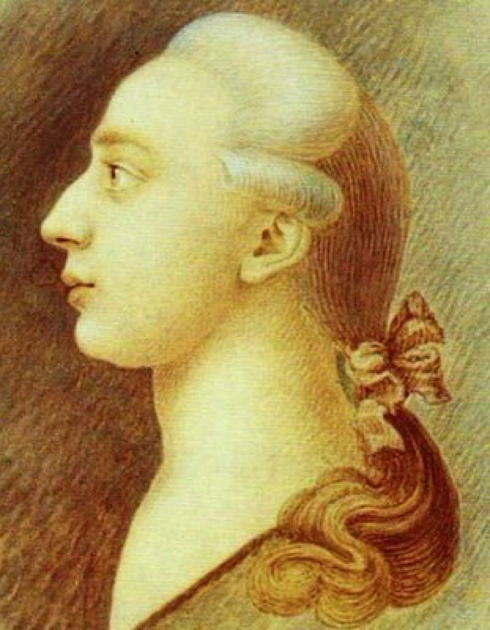 A portrait of Giacomo by his brother, the painter Francesco Casanova 
