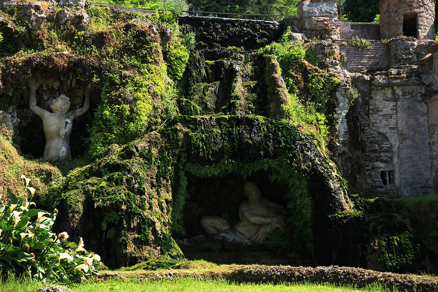 Gardens in Villa d'Este, Tivoli