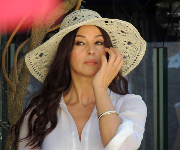 Monica Bellucci in Portofino in 2012