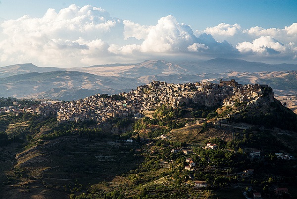 Panoramic view of Caltanissetta