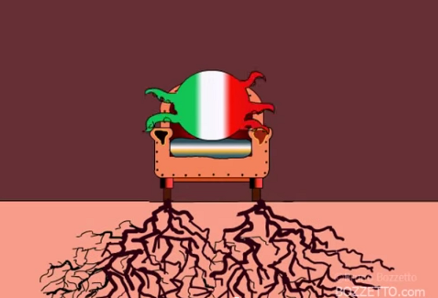 Italians & Europeans Video by Bruno Bozzetto