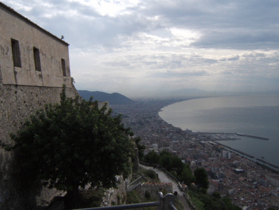 Castle wall scenic italy