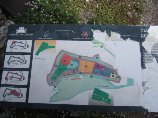castle salerno italy map