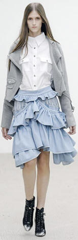 Christopher Cane frill skirt