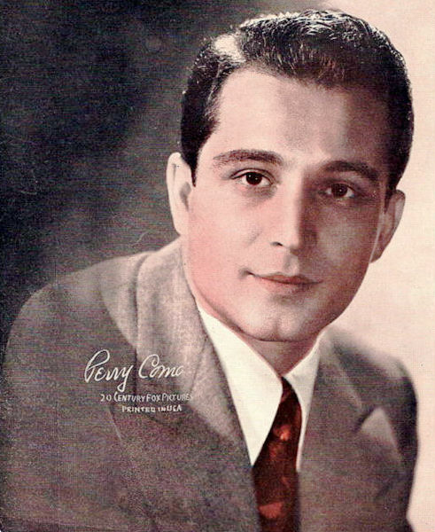 Perry Como (20th Century Fox/wikimedia)