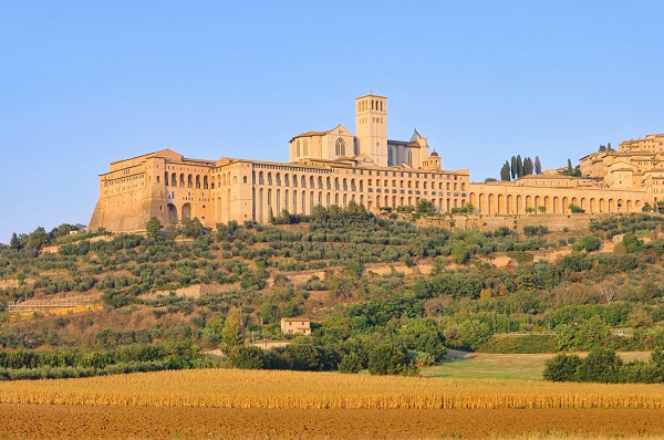 Assisi from the plains