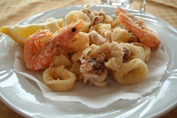 Italy. Liguria. Sea food