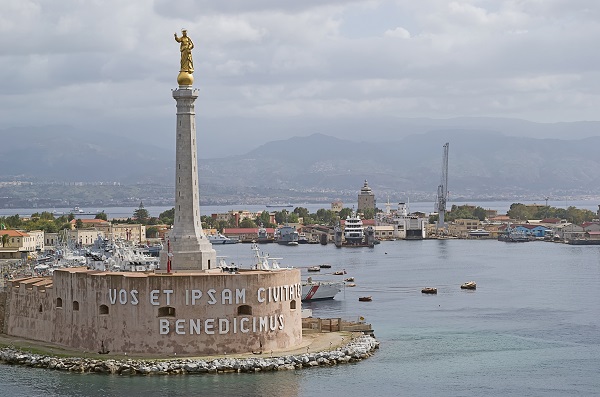 Messina Harbor, Sicily 