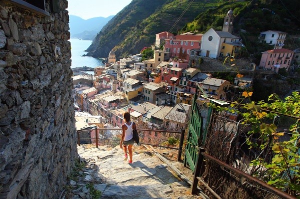 Vernazza from above, Cinque Terre 
