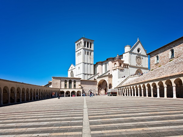 The Basilica of San Francesco in Assisi 