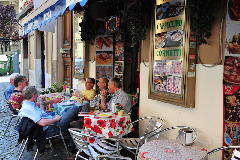 A bar/café in Rome