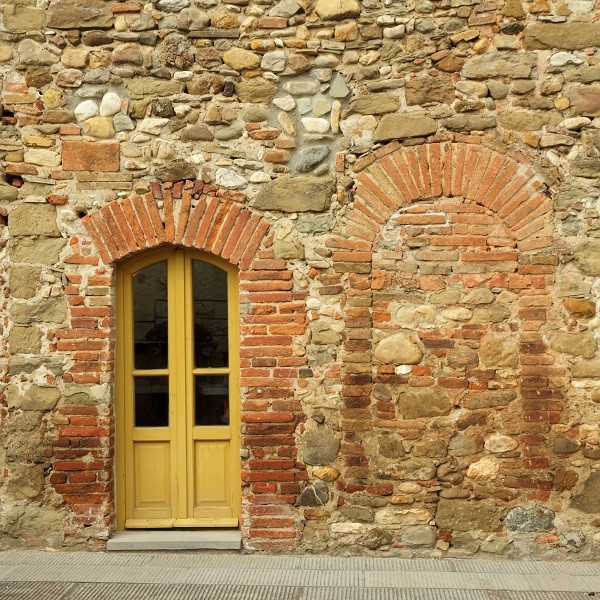 Ghost door in Anghiari, Tuscany