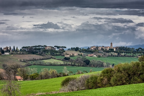 Landscape in Umbria, the Green Heart of Italy 
