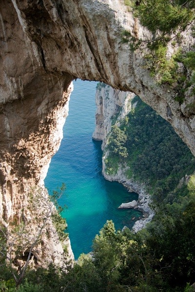 A natural Arch in Capri