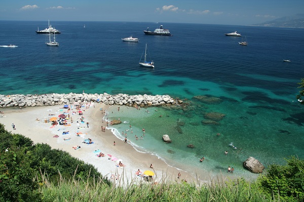 Beach in Capri