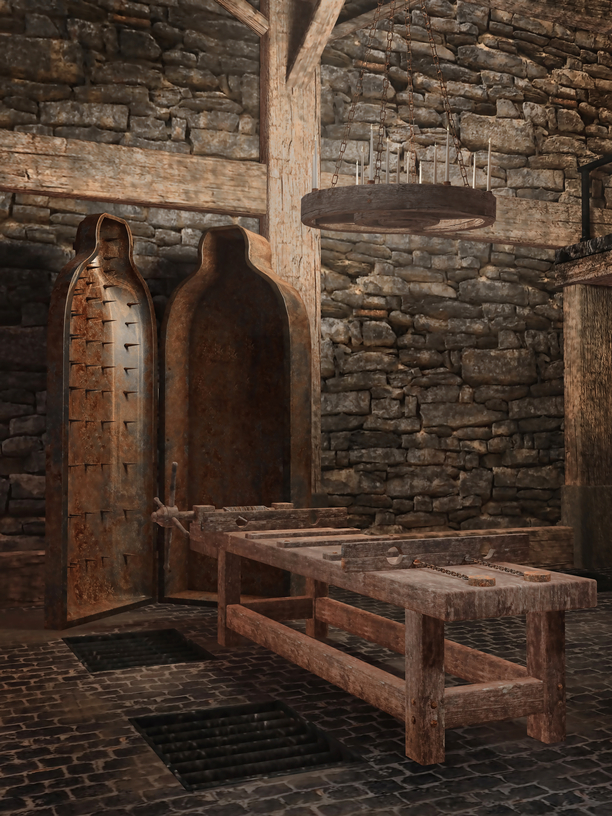 Torture chamber: a Virgin of Nurnberg 