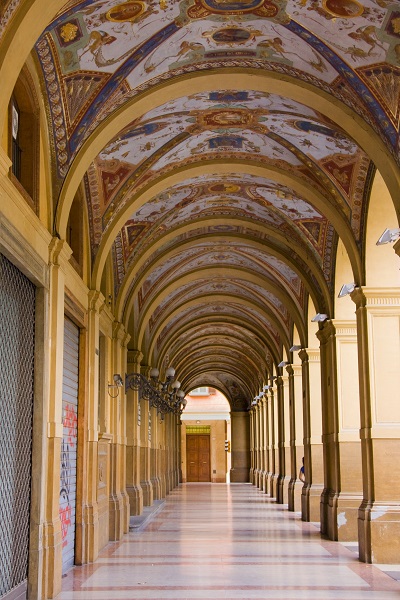 Bologna is famous for its many porticoes