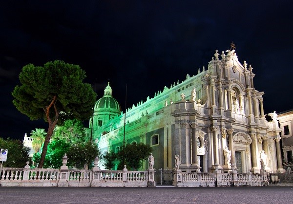 According to tradition, the majestic cathedral in Catania was built on the spot where Saint Agatha died a martyr's death in 251
