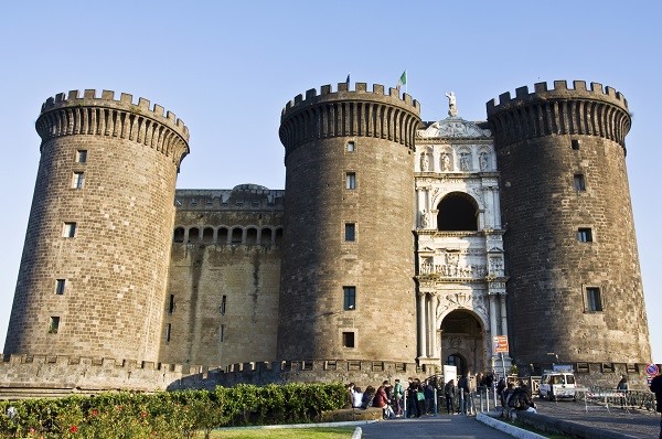 The Maschio Angioino, or Castel Nuovo, in Naples 