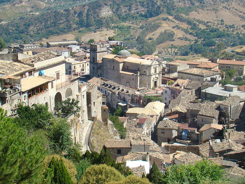 Panoramic view of Stilo, Calabria