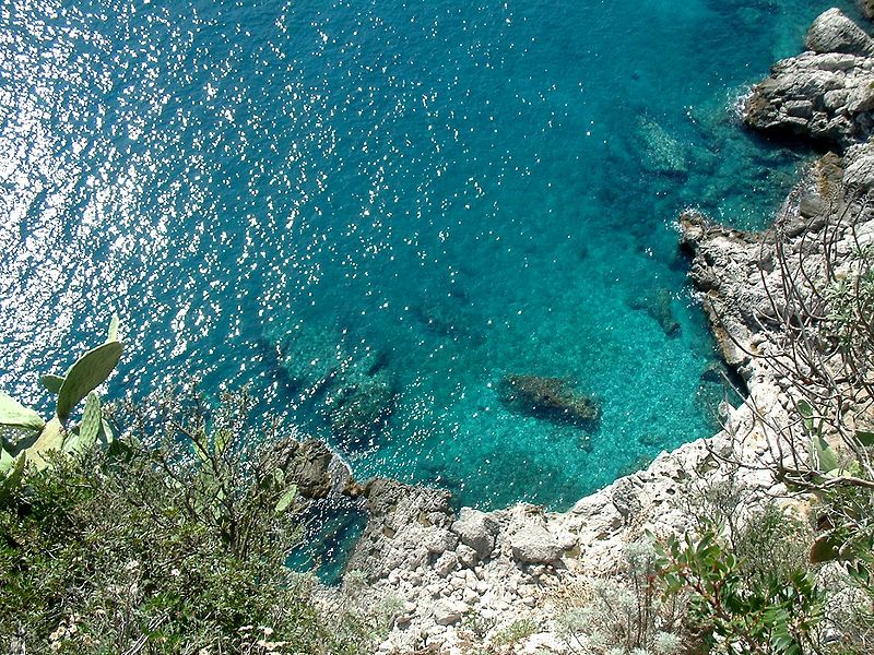 Beach in Capri