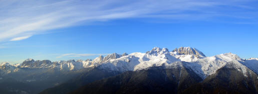 Friuli mountains in the alps