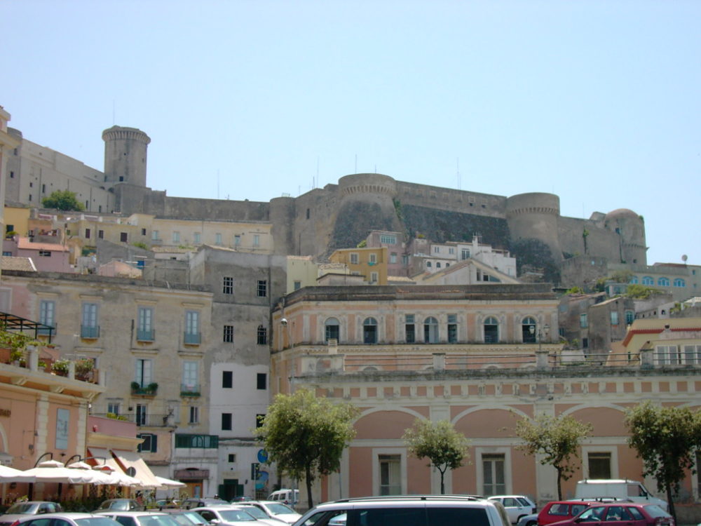 Gaeta - Angevin-Aragonese Castle - View from the city 
