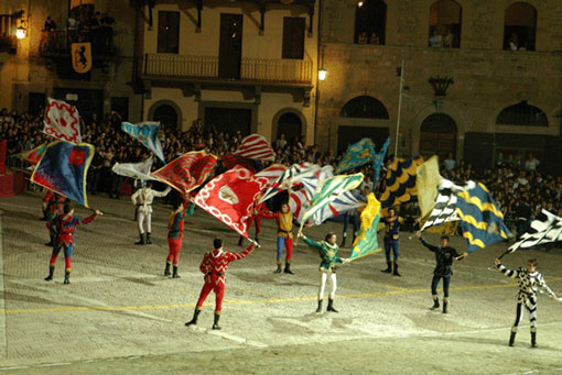 Parade at the Saracen Jousting in Arezzo