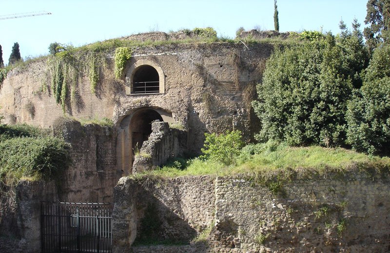 The Mausoleum of Augustus, representation of one of the most used methods of burials in Rome