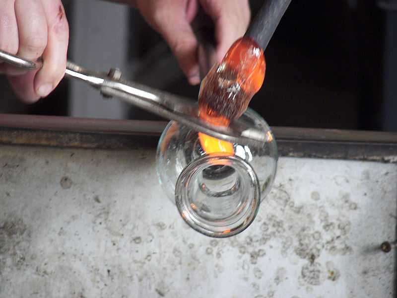Murano glassblowing