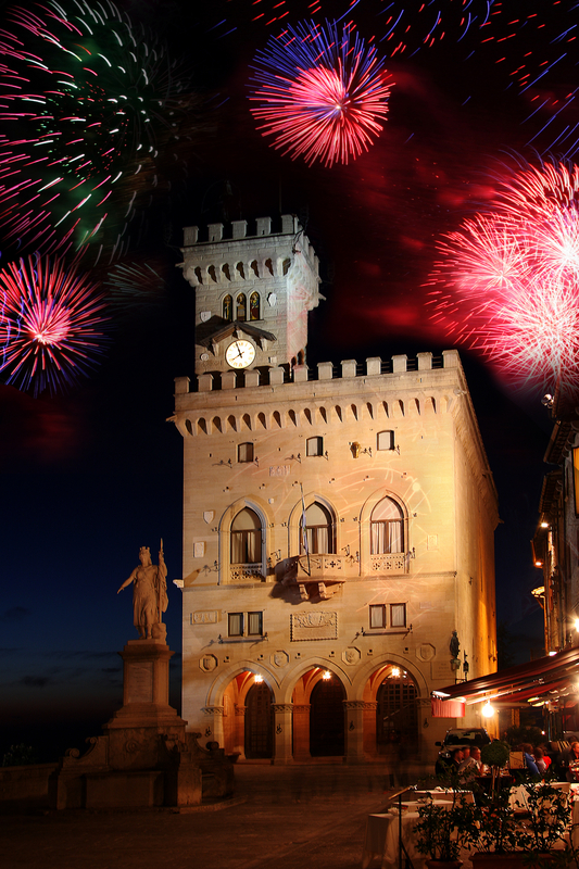 Republic of San Marino, Italy: celebrations for the New Year