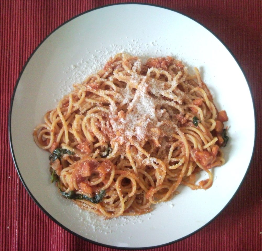 spagetti, italialainen tapa