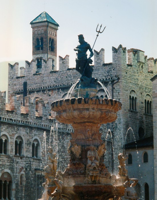 Trento - Fontana del Nettuno 