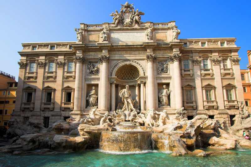 The Baroque fountains of Rome: Fontana di Trevi