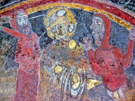 Ancient southern Italian fresco