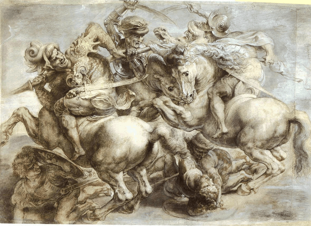 Leonardo da Vinci's Battle of Anghiari