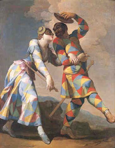 Costume Commedia dell'Arte Colombina