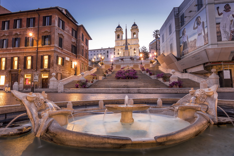 Barcaccia Rome Fountains