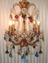 murano glass chandelier