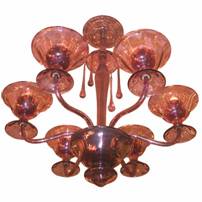 glass murano chandelier