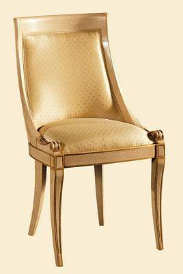 chair gold italian italy