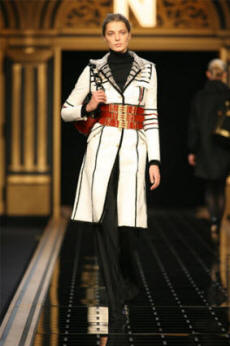 Fendi black and white military jacket