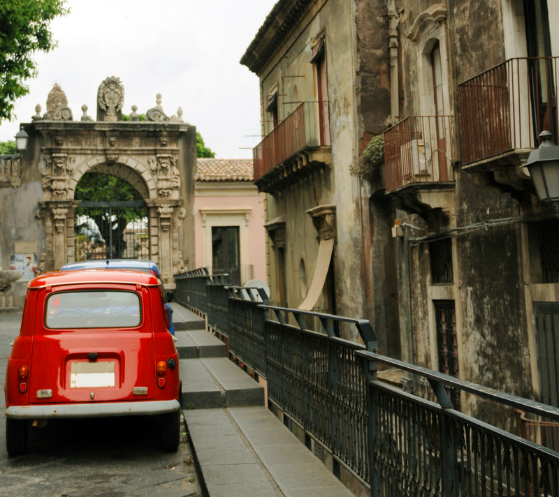 A street in Catania